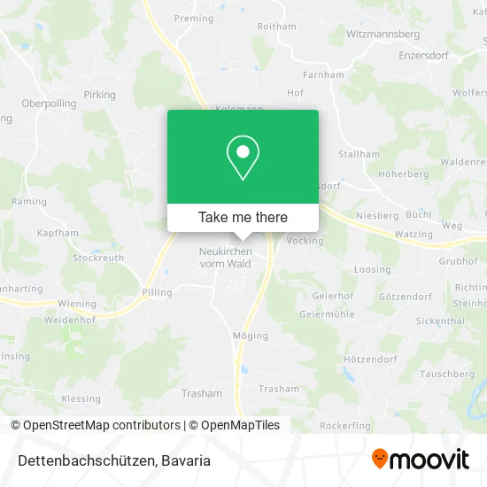 Карта Dettenbachschützen