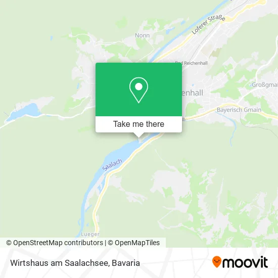 Карта Wirtshaus am Saalachsee