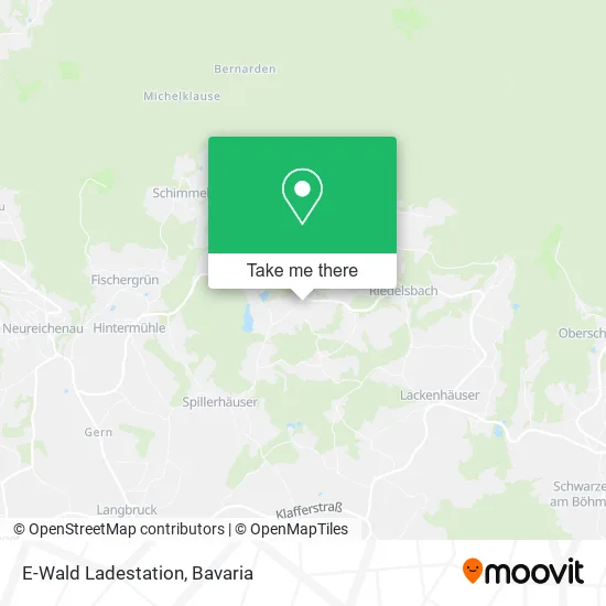 Карта E-Wald Ladestation