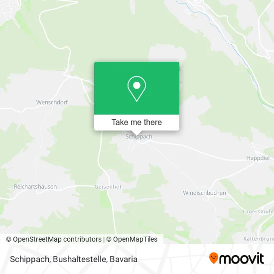 Карта Schippach, Bushaltestelle