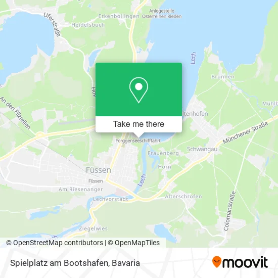 Карта Spielplatz am Bootshafen