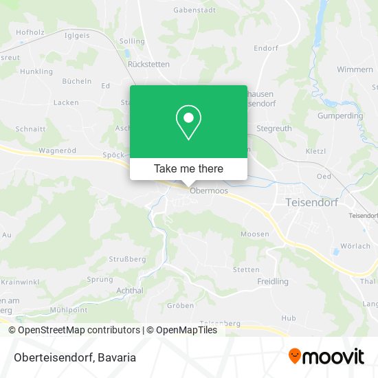 Карта Oberteisendorf