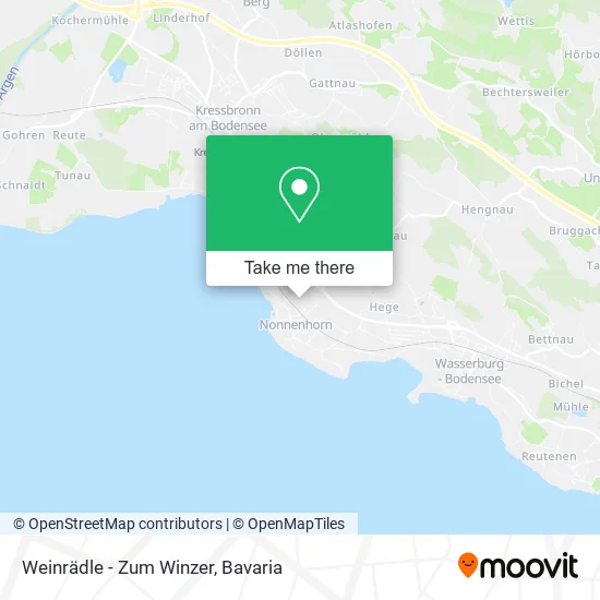 Карта Weinrädle - Zum Winzer