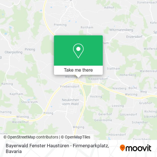 Bayerwald Fenster Haustüren - Firmenparkplatz map