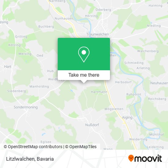 Карта Litzlwalchen