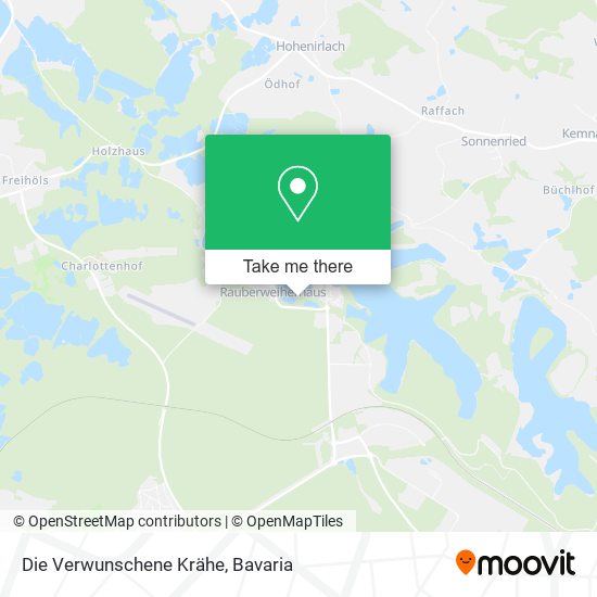Die Verwunschene Krähe map