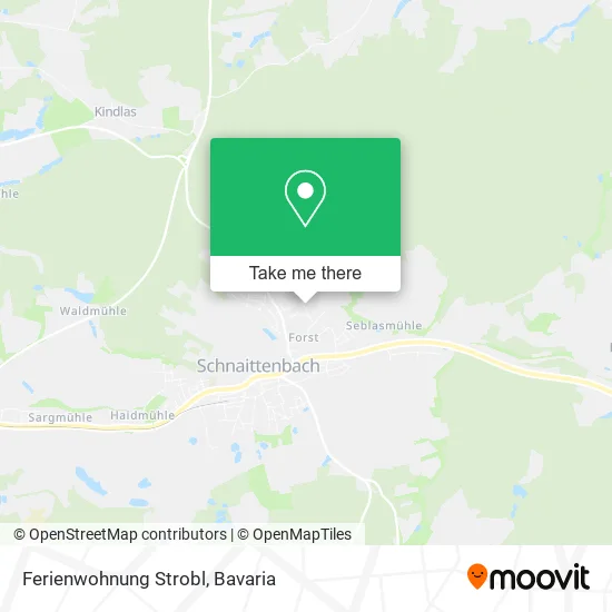 Карта Ferienwohnung Strobl