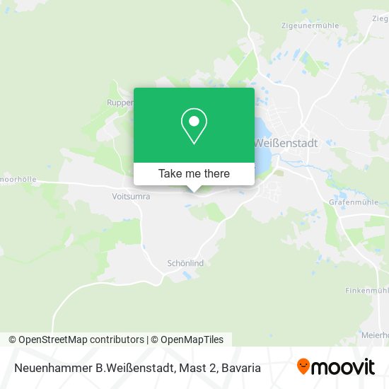Neuenhammer B.Weißenstadt, Mast 2 map