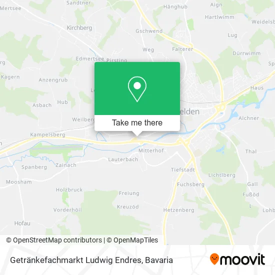 Карта Getränkefachmarkt Ludwig Endres