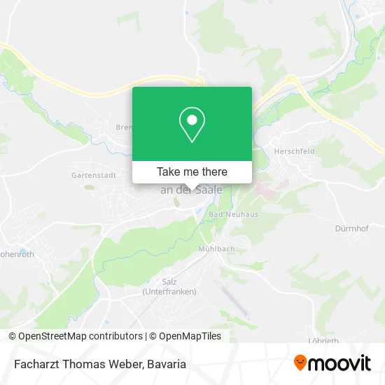 Карта Facharzt Thomas Weber