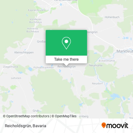 Карта Reicholdsgrün