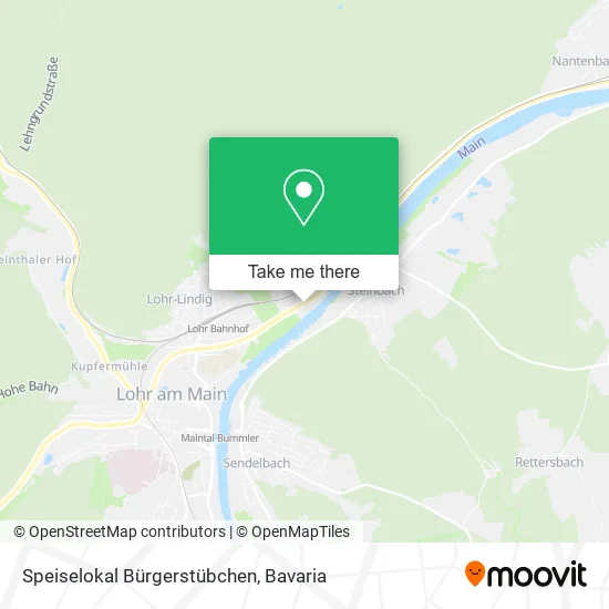 Карта Speiselokal Bürgerstübchen