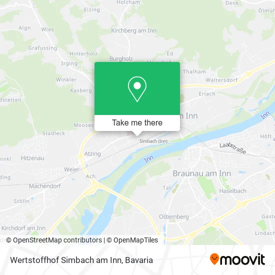 Карта Wertstoffhof Simbach am Inn
