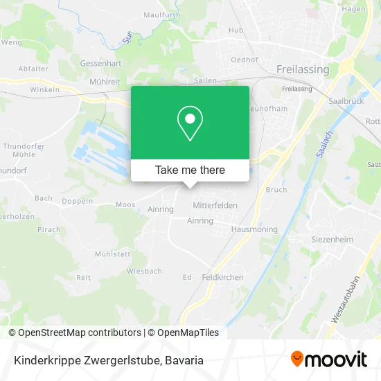 Карта Kinderkrippe Zwergerlstube