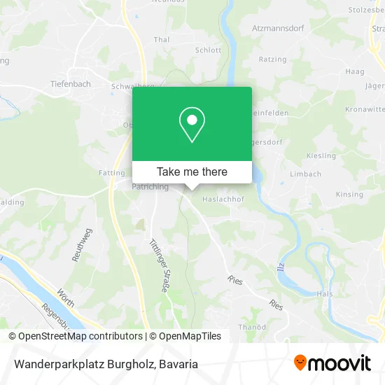 Карта Wanderparkplatz Burgholz