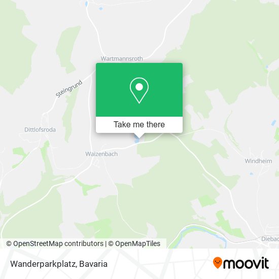 Карта Wanderparkplatz