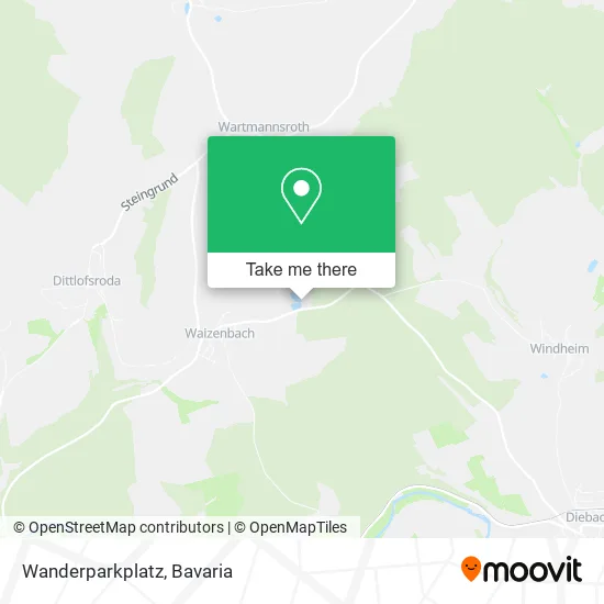 Карта Wanderparkplatz