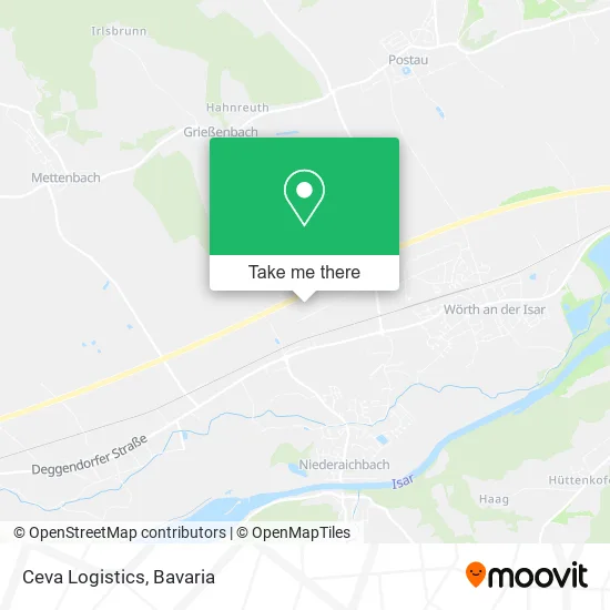 Карта Ceva Logistics