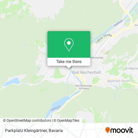 Parkplatz Kleingärtner map
