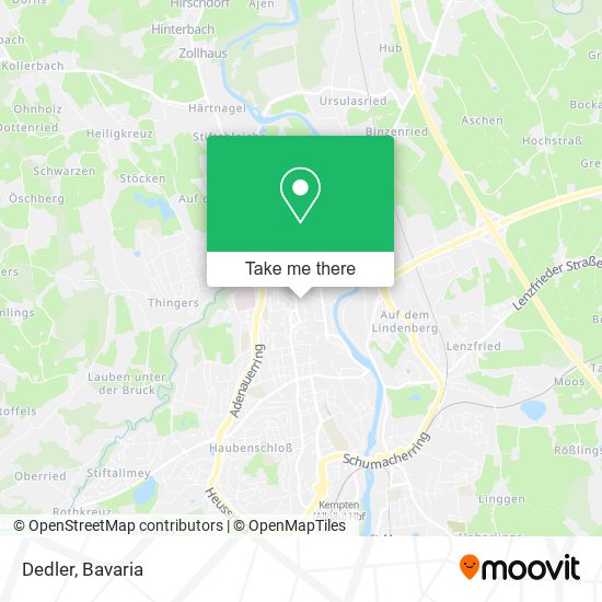 Карта Dedler