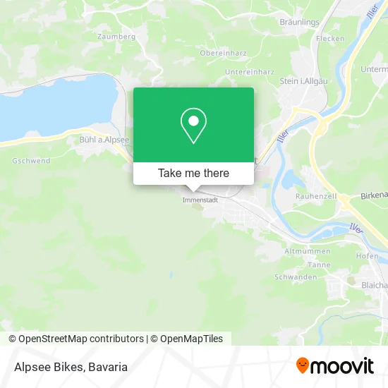 Карта Alpsee Bikes