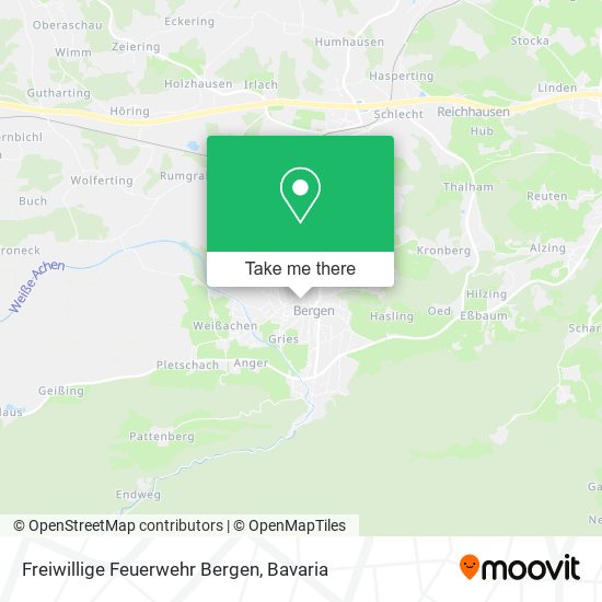 Freiwillige Feuerwehr Bergen map