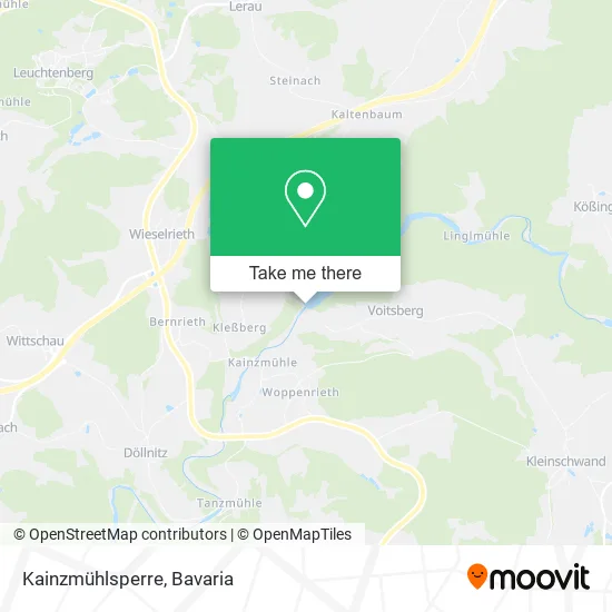 Карта Kainzmühlsperre