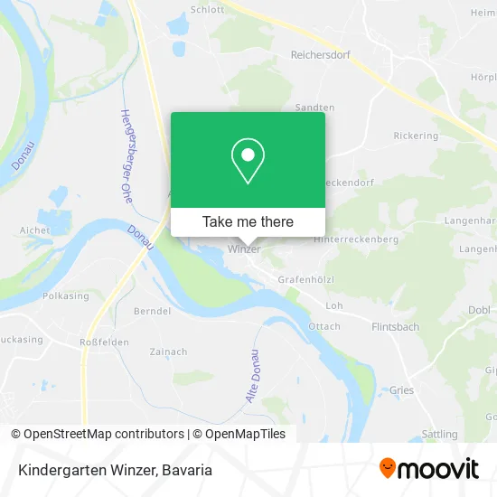 Карта Kindergarten Winzer