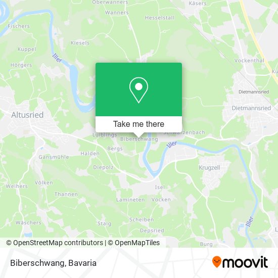Biberschwang map