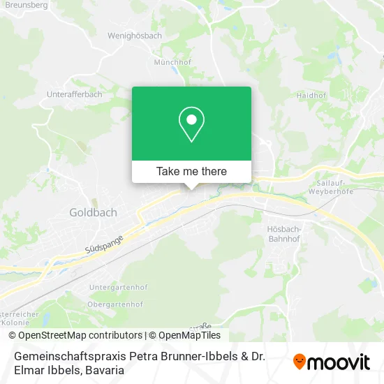 Карта Gemeinschaftspraxis Petra Brunner-Ibbels & Dr. Elmar Ibbels