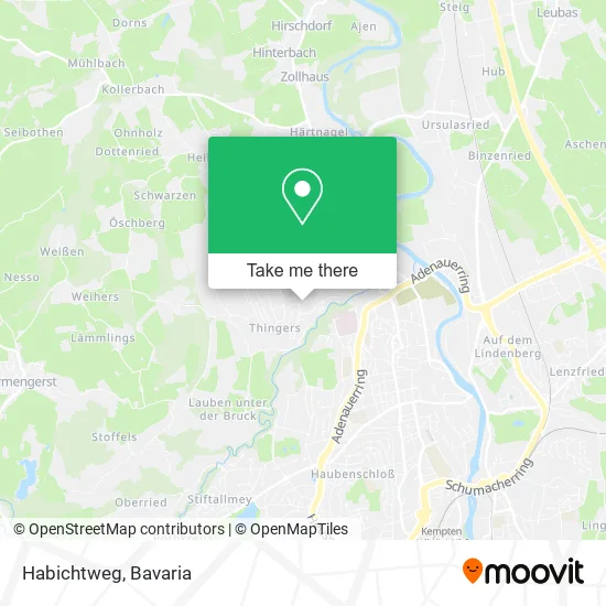 Карта Habichtweg