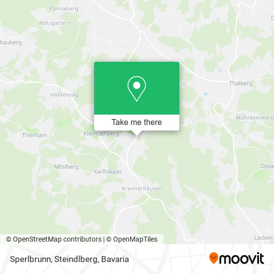 Карта Sperlbrunn, Steindlberg
