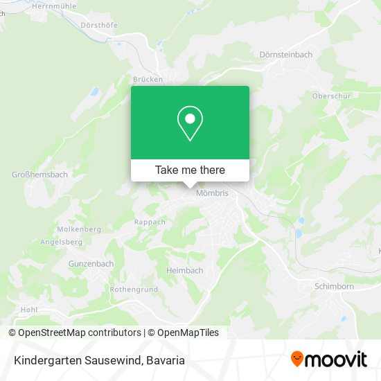 Kindergarten Sausewind map