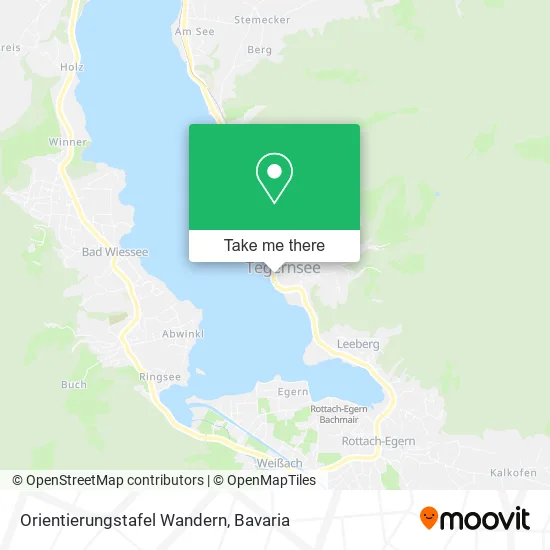 Карта Orientierungstafel Wandern