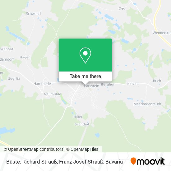 Büste: Richard Strauß, Franz Josef Strauß map