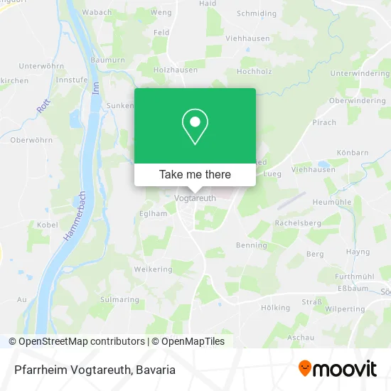 Карта Pfarrheim Vogtareuth