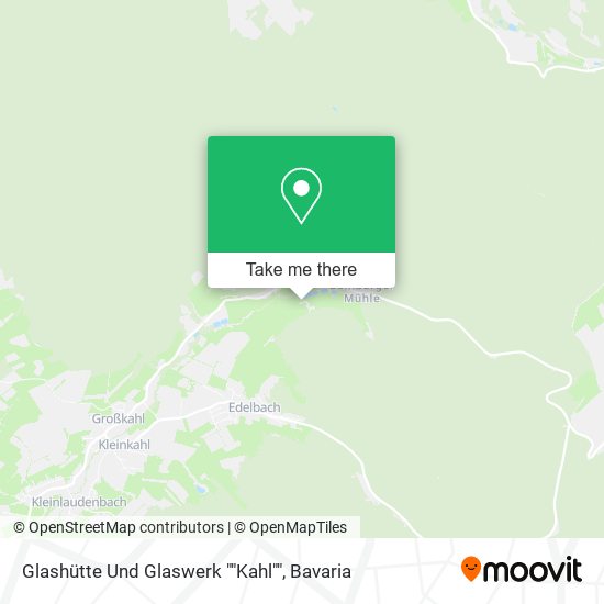 Glashütte Und Glaswerk ""Kahl"" map