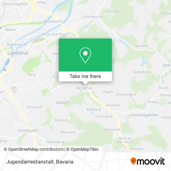Карта Jugendarrestanstalt