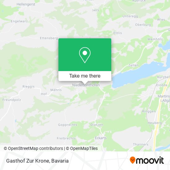 Gasthof Zur Krone map