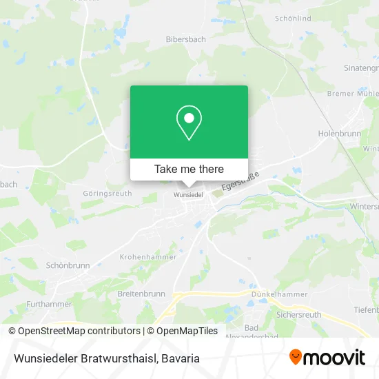 Карта Wunsiedeler Bratwursthaisl