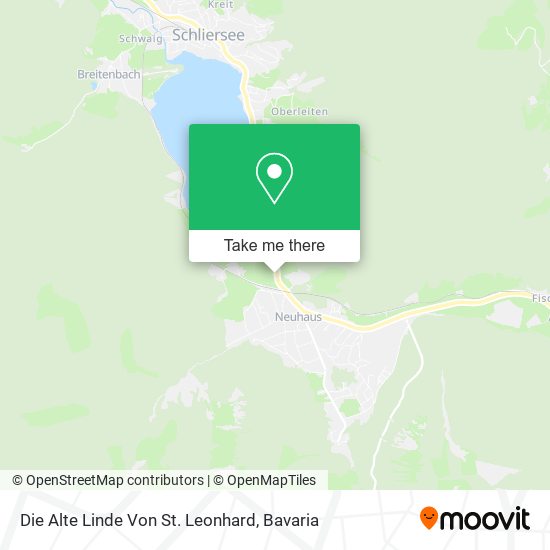 Die Alte Linde Von St. Leonhard map