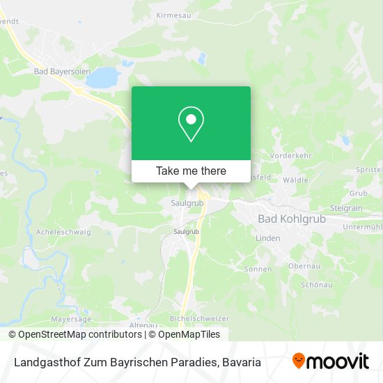 Landgasthof Zum Bayrischen Paradies map