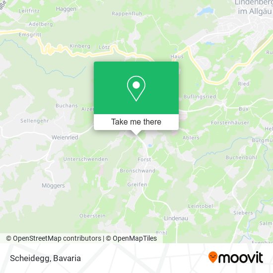 Scheidegg map