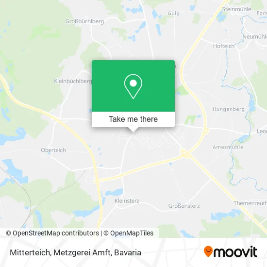 Карта Mitterteich, Metzgerei Amft