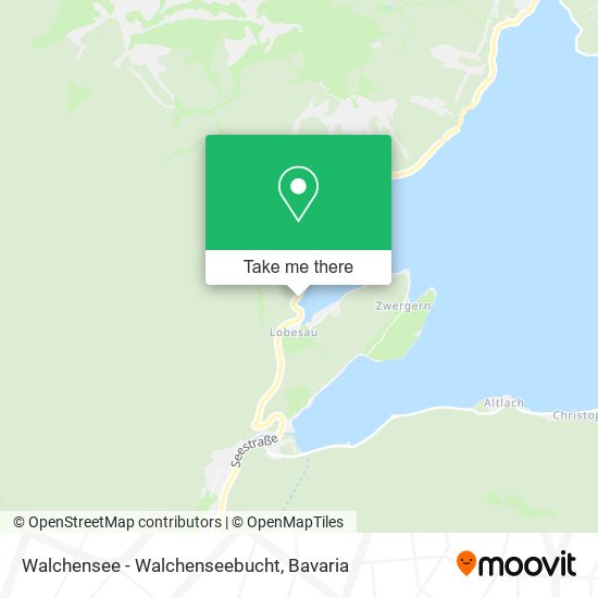 Walchensee - Walchenseebucht map