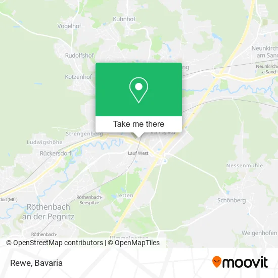 Rewe map