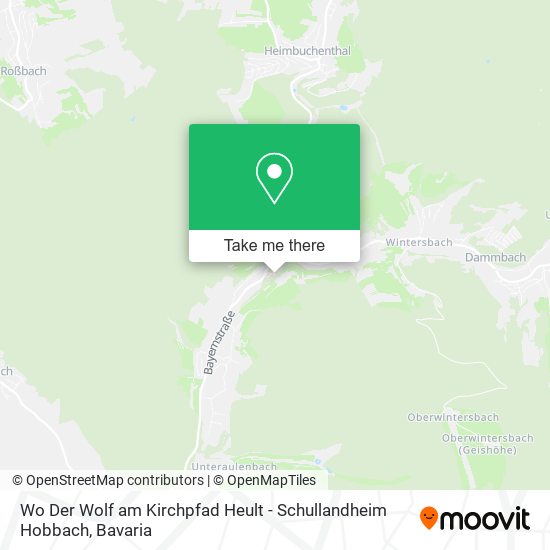 Wo Der Wolf am Kirchpfad Heult - Schullandheim Hobbach map