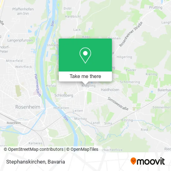 Карта Stephanskirchen