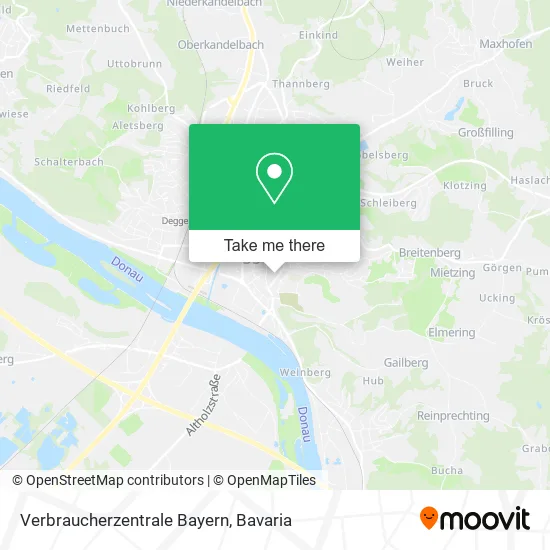 Карта Verbraucherzentrale Bayern