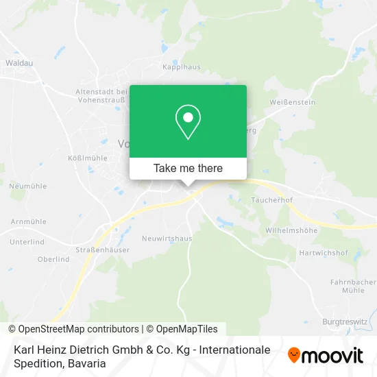 Карта Karl Heinz Dietrich Gmbh & Co. Kg - Internationale Spedition